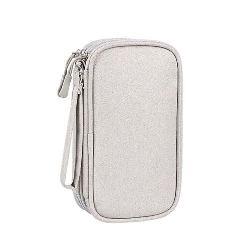 Electronic Accessories Cable Bag Organizer Travel Pouch Storage Cases Charger - Pink V528-CABLESTORAGEPACKAGE-PINK-716026