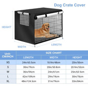 Oxford Cloth Pet Cover Outdoor Garden Yard Dog Dust Protector Waterproof Shield - S V528-CAGE-COVER-BLACK-S-357223