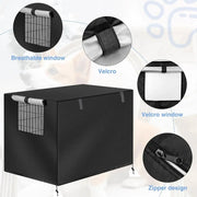 Oxford Cloth Pet Cover Outdoor Garden Yard Dog Dust Protector Waterproof Shield - S V528-CAGE-COVER-BLACK-S-357223