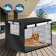 Oxford Cloth Pet Cover Outdoor Garden Yard Dog Dust Protector Waterproof Shield - S V528-CAGE-COVER-BLACK-S-357223