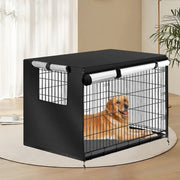 Oxford Cloth Pet Cover Outdoor Garden Yard Dog Dust Protector Waterproof Shield - S V528-CAGE-COVER-BLACK-S-357223