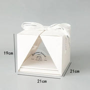 10x Clear Cake Box Set 4 6 8 Inch Durable Versatile Display Packaging Containers - 10pcs-4inch V528-CAKE-BOX-10PCS-4C-200240