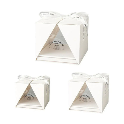 10x Clear Cake Box Set 4 6 8 Inch Durable Versatile Display Packaging Containers - 10pcs-6inch V528-CAKE-BOX-10PCS-6C-359972