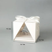 10x Clear Cake Box Set 4 6 8 Inch Durable Versatile Display Packaging Containers - 10pcs-6inch V528-CAKE-BOX-10PCS-6C-359972
