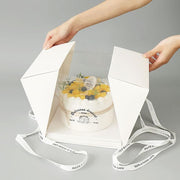 10x Clear Cake Box Set 4 6 8 Inch Durable Versatile Display Packaging Containers - 10pcs-6inch V528-CAKE-BOX-10PCS-6C-359972