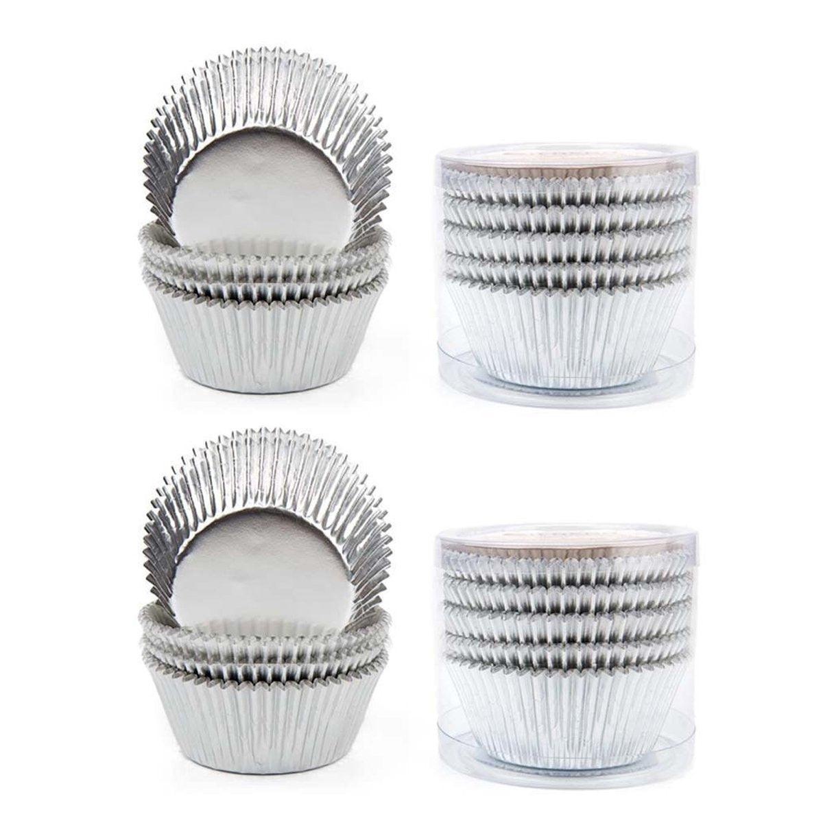 200 Pcs Colored Baking Paper Cupcake Trays Muffin Liners for Party Baking - Rose Gold V528-CAKE-CUP-200PCS-ROSE-RED-807458