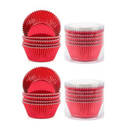 200 Pcs Colored Baking Paper Cupcake Trays Muffin Liners for Party Baking - Rose Gold V528-CAKE-CUP-200PCS-ROSE-RED-807458
