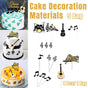 Music Notes Violin Cake Decoration Materials Birthday Cake Topper Inserts - 1 V528-CAKE-DECORATION-NOTE-5BAG-775063