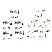 Music Notes Violin Cake Decoration Materials Birthday Cake Topper Inserts - 1 V528-CAKE-DECORATION-NOTE-5BAG-775063