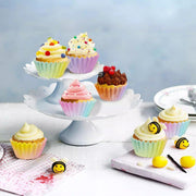 300pcs Gradient Colour Cupcake Paper Cases Baking Moulds Muffin Liners Set V528-CAKE-PAPER-HOLDER-300PCS-471335