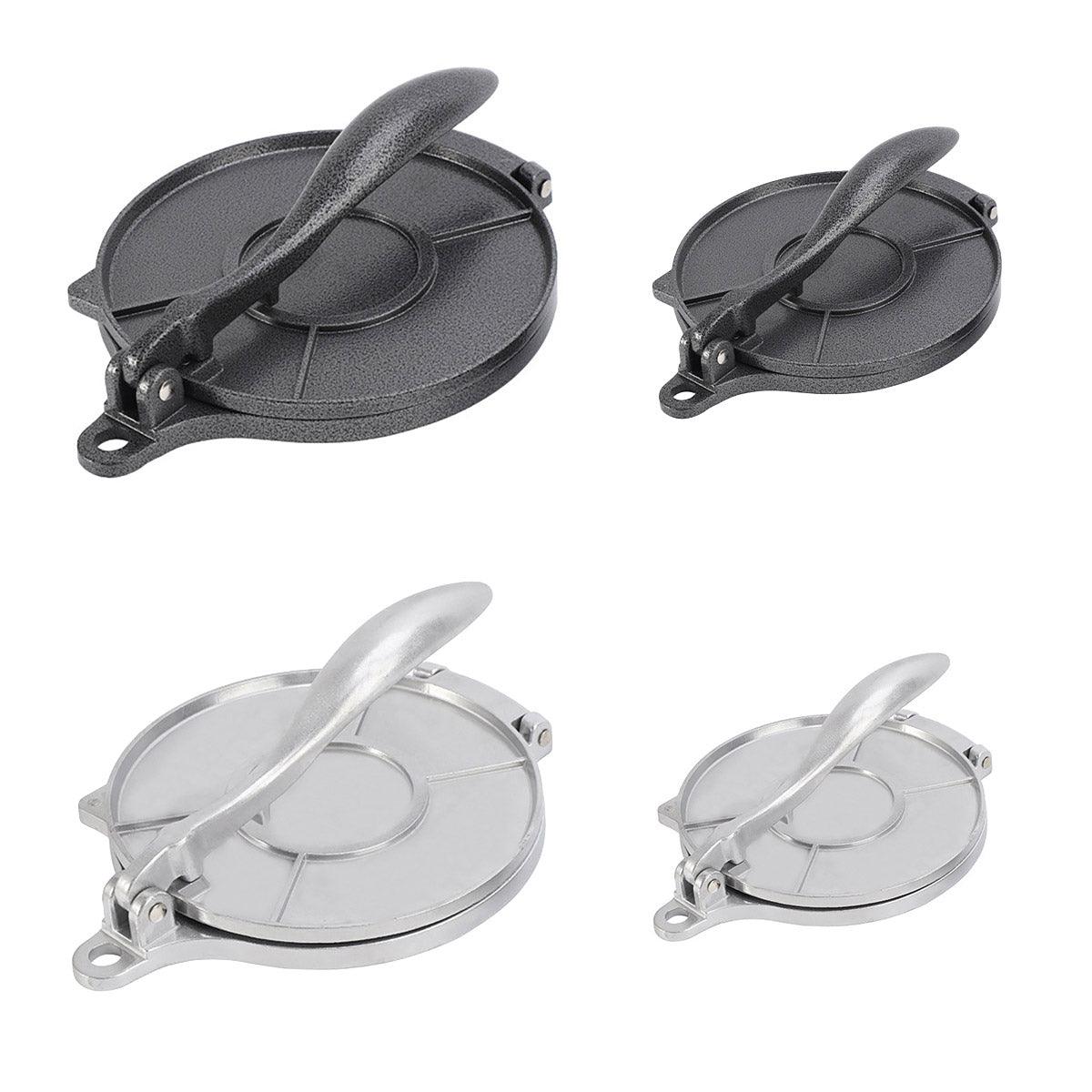16/20cm Premium Tortilla Press Flat Bread Maker Taco Roti Chapati Health Food - Black-16cm V528-CAKE-PRESS-BLACK-16CM-361083