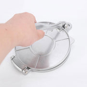 16/20cm Premium Tortilla Press Flat Bread Maker Taco Roti Chapati Health Food - Silver-20cm V528-CAKE-PRESS-SILVER-20CM-349275