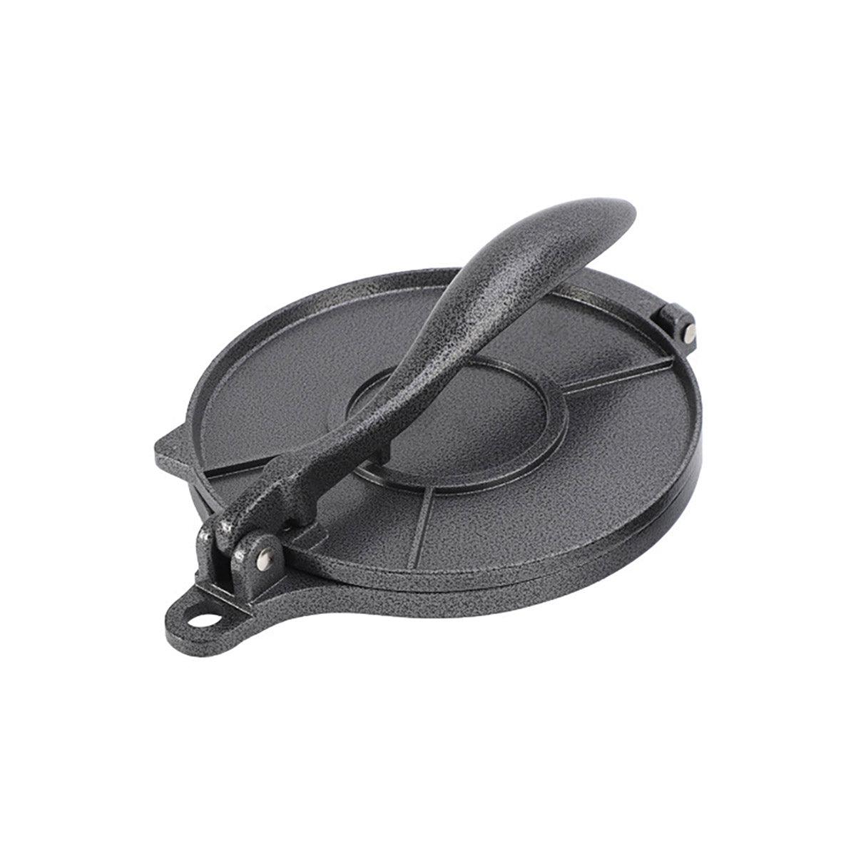16/20cm Premium Tortilla Press Flat Bread Maker Taco Roti Chapati Health Food - Silver-20cm V528-CAKE-PRESS-SILVER-20CM-349275
