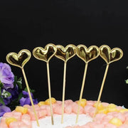 Happy Birthday Acrylic Cake Topper Cake Decoration Golden Silver Party - Silver-Crown V528-CAKE-TOPPER-5PS-SILVER-CROWN
