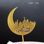 Happy Birthday Acrylic Cake Topper Cake Decoration Golden Silver Party - Gold-Moon Castle V528-CAKE-TOPPERGOLD-MOON-CASTLE-3012