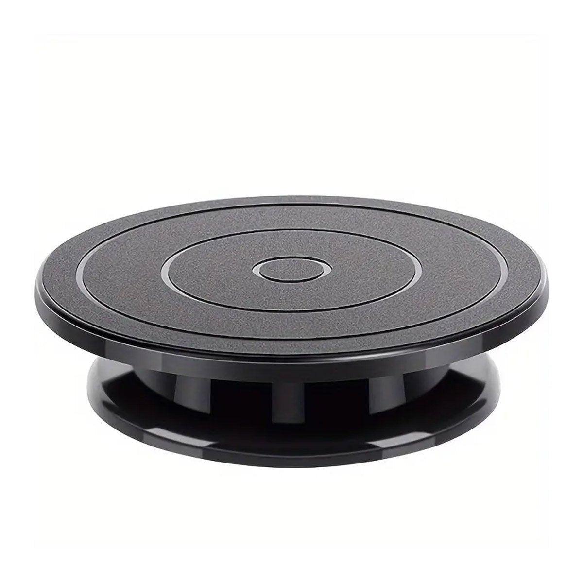 Rotating Cake Turntable Stand Black Plastic Cake Decorating Tools for Baking V528-CAKE-TURNTABLE-BLACK-147375
