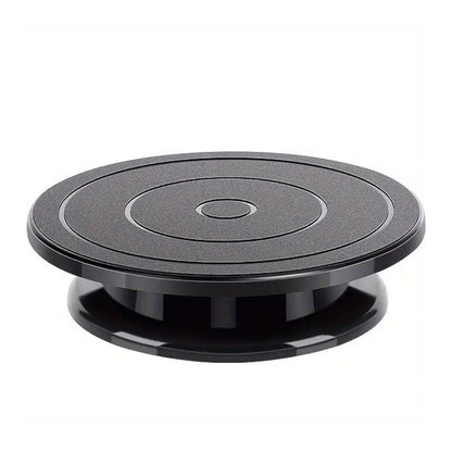 Rotating Cake Turntable Stand Black Plastic Cake Decorating Tools for Baking V528-CAKE-TURNTABLE-BLACK-147375