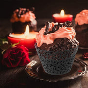 25pcs Laser Cut Cupcake Wrappers Wedding Party Baking Decorations in 8 Colours - Yellow V528-CAKECUP-GOLD-25PCS-74969