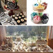 25pcs Laser Cut Cupcake Wrappers Wedding Party Baking Decorations in 8 Colours - White V528-CAKECUP-WHITE-25PCS-10461