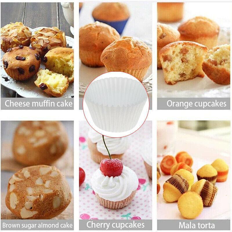 Patty Pans Muffin Cases Choc 600/Pk Cake Boards Cupcake Liners Boxes Baking Cups - 600PCS-3.5CM V528-CAKEPAPERCUP-8CM-600PCS-47832