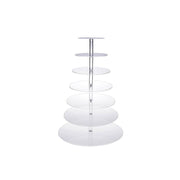Acrylic Cupcake Tower 3 4 5 6 7 Tier Clear Cake Stand for Wedding Party - 4 Tiers V528-CAKESTAND-4TIER-976911