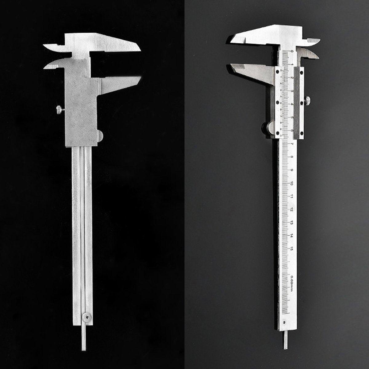 Stainless Steel Vernier Caliper 200mm Micrometer Measuring Tool Gauge Ruler V528-CALLIPER-0-20MM-246633
