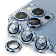 For iPhone 14/14 Plus Metal Camera Lens Glass Screen Protector - Gold V528-CAM14-PLUS-GOLD-535670