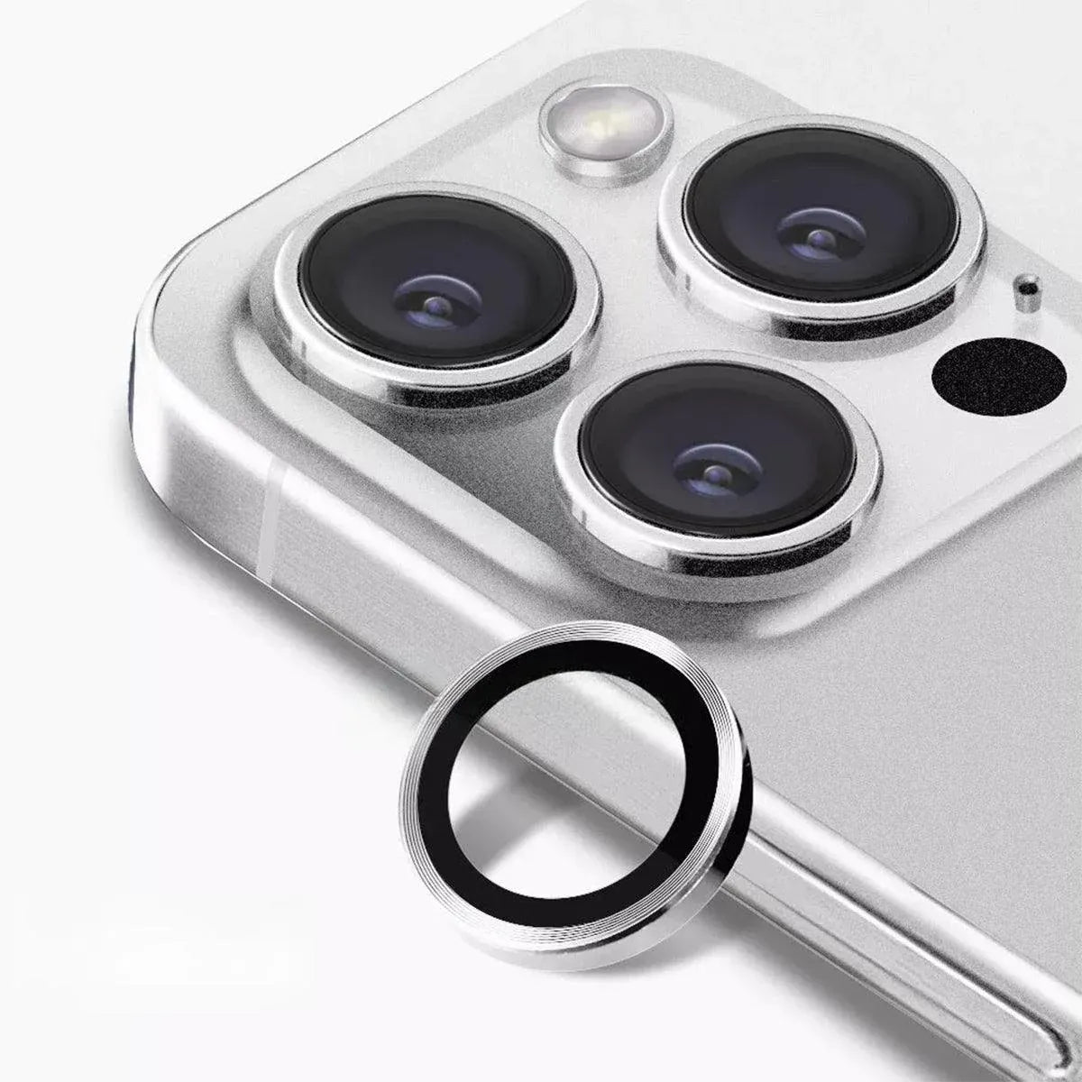 For iPhone 14/14 Plus Metal Camera Lens Glass Screen Protector - Light Puple V528-CAM14-PLUS-PURLE-383055
