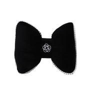 Black Bowknot Neck Pillow Plush Bow Tie Soft Plush Car Headrest Waist Support - Waist V528-CAMELLIA-WAIST-SUPPORT-377108