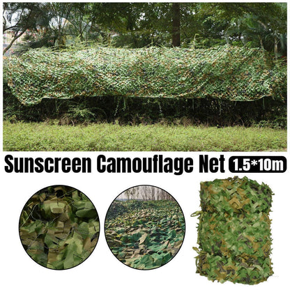 Outdoor Camouflage Mesh Sunscreen Shade Heat Insulation Leaf Decorative Fabrics V528-CAMOUFLAGE-NET-905816