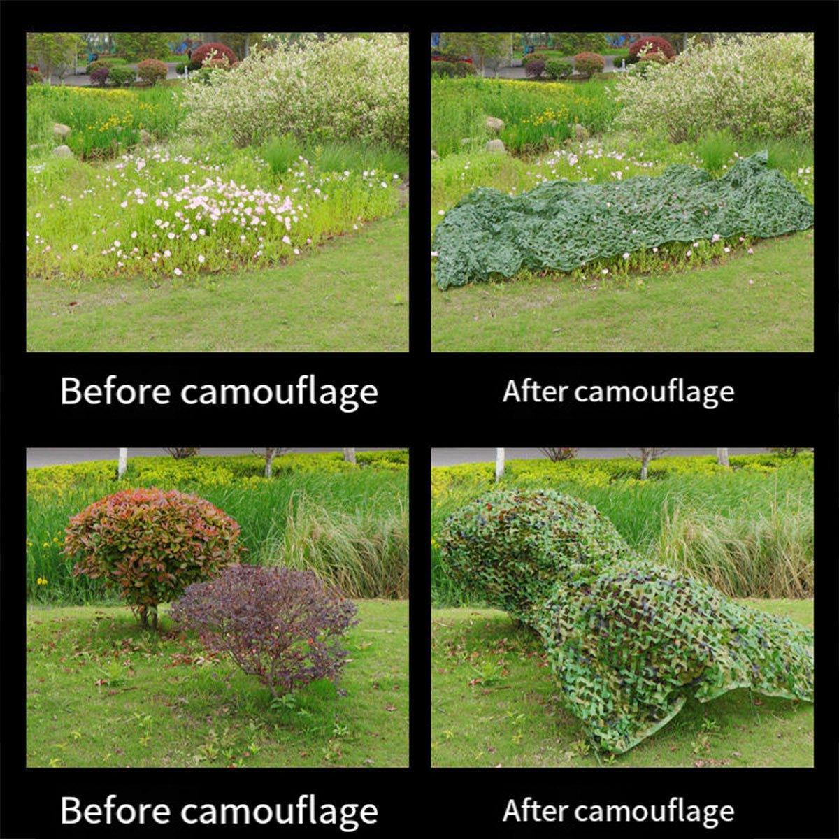 Outdoor Camouflage Mesh Sunscreen Shade Heat Insulation Leaf Decorative Fabrics V528-CAMOUFLAGE-NET-905816