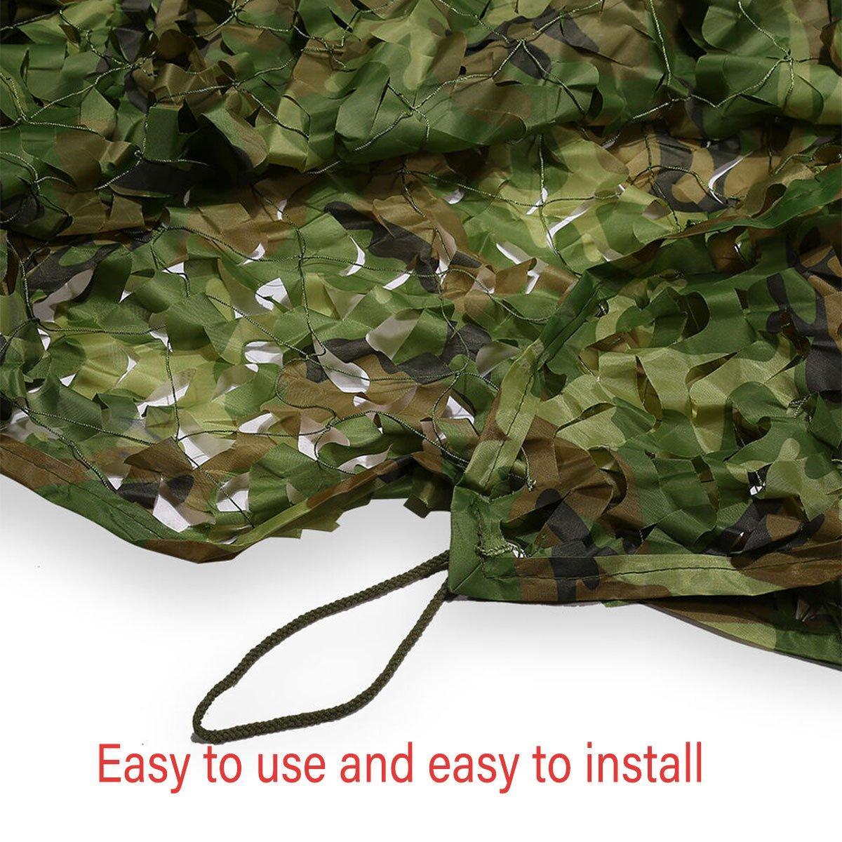Outdoor Camouflage Mesh Sunscreen Shade Heat Insulation Leaf Decorative Fabrics V528-CAMOUFLAGE-NET-905816