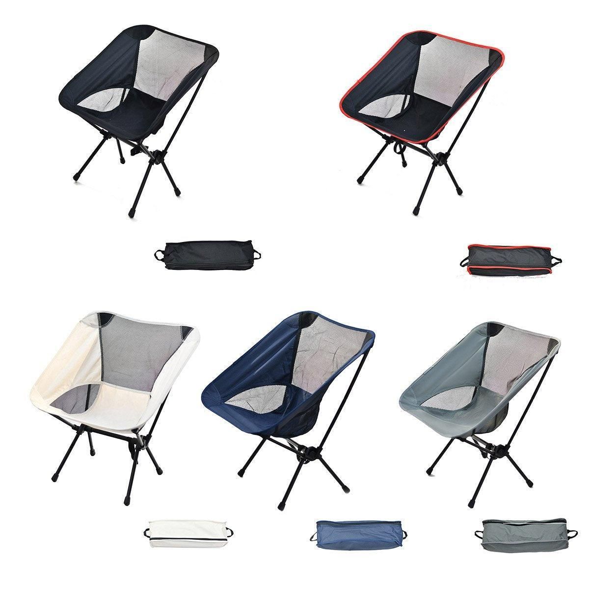 Outdoor Portable Lightweight Folding Camping Chair High Back Fishing Chair - Red V528-CAMPING-CHAIR-RED-975003