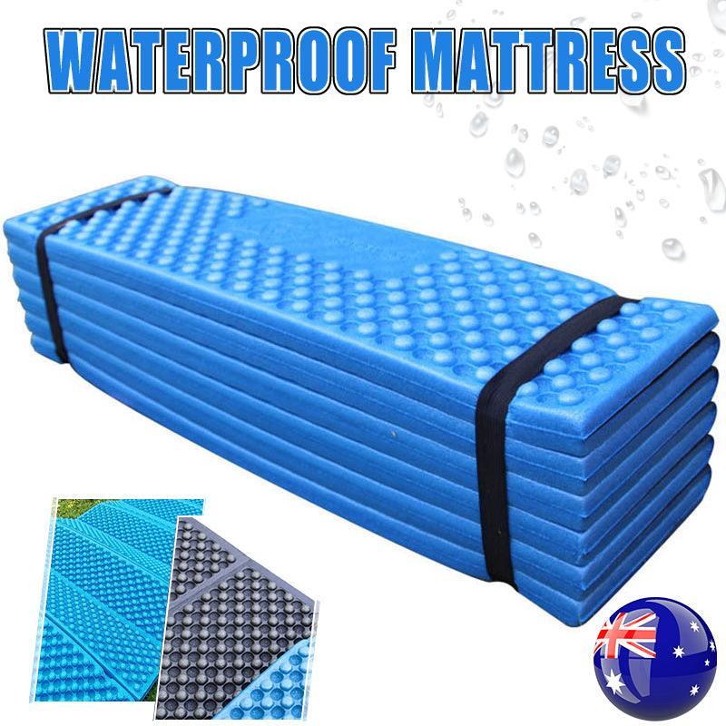 Ultralight Foam Camping Mat Folding Beach Tent Sleeping Pad Waterproof Mattress V528-CAMPINGMAT-BLUE-711646