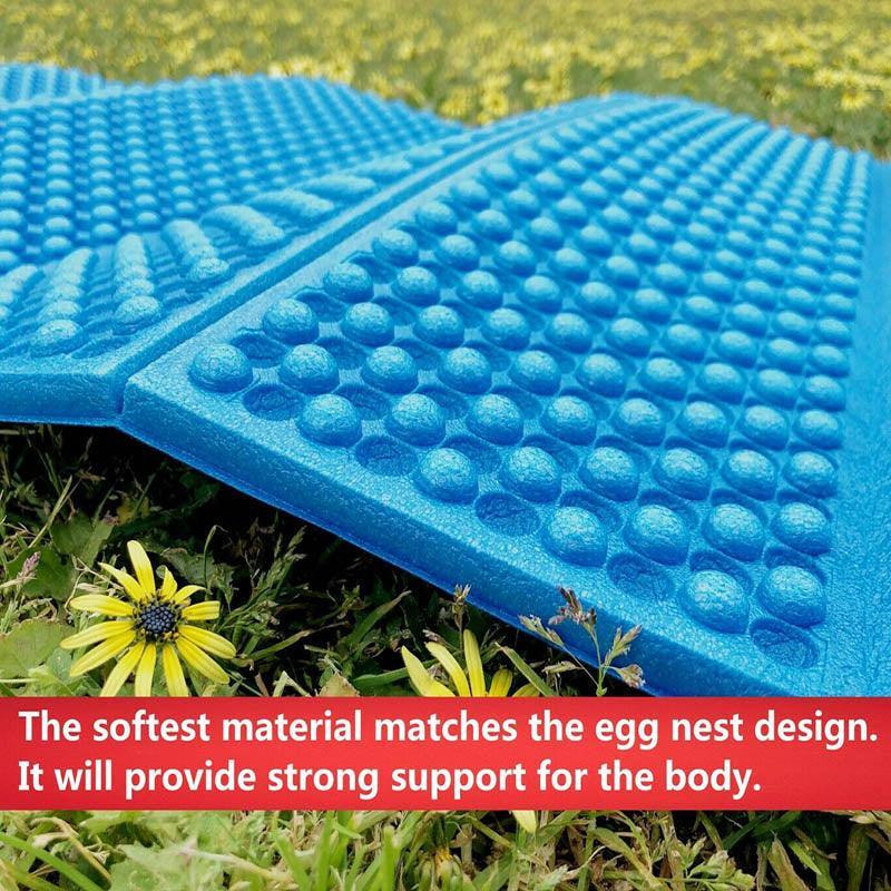 Ultralight Foam Camping Mat Folding Beach Tent Sleeping Pad Waterproof Mattress V528-CAMPINGMAT-BLUE-711646