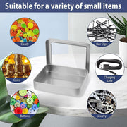 10pcs Metal Iron Box with Open Window Storage Rectangle Packaging Containers - 12.5x9x5cm V528-CAN-10PCS-125-90-50-161228
