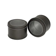 10pcs Open Window Cake Tin Box Bakery Biscuit Packaging Storage Tin Box Set - Gold V528-CAN-10PCS-GOLD-9-6-586367