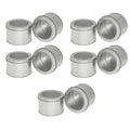 10pcs Open Window Cake Tin Box Bakery Biscuit Packaging Storage Tin Box Set - Sliver V528-CAN-10PCS-SLIVER-9-6-355230