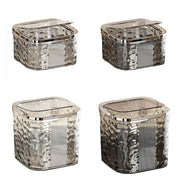 Desktop Mini Trash Can Small Waste Bin Storage Bucket for Office Kitchen Home - Grey-L V528-CAN-BIG-GREY-974716