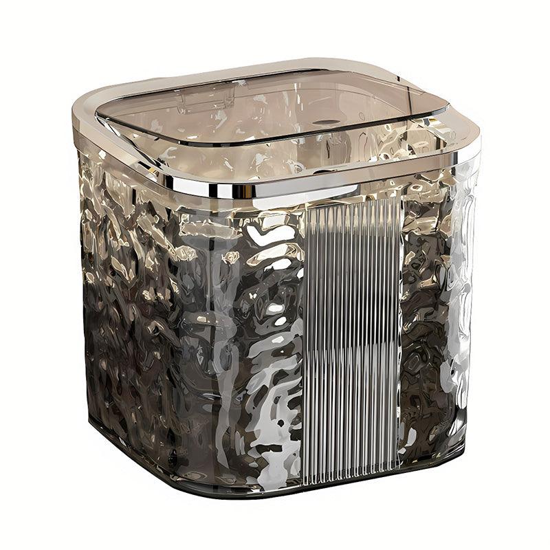 Desktop Mini Trash Can Small Waste Bin Storage Bucket for Office Kitchen Home - Grey-S V528-CAN-SMALL-GREY-830615