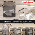 Desktop Mini Trash Can Small Waste Bin Storage Bucket for Office Kitchen Home - White-S V528-CAN-SMALL-WHITE-978138