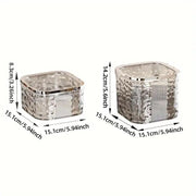 Desktop Mini Trash Can Small Waste Bin Storage Bucket for Office Kitchen Home - White-S V528-CAN-SMALL-WHITE-978138