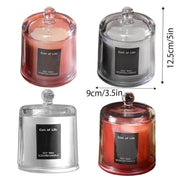 2Pcs Smokeless Glass Aromatherapy Candles Scented Gift Set for Relaxation - Freesia V528-CANDLE-FREESIA-2PCS-176264