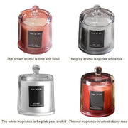2Pcs Smokeless Glass Aromatherapy Candles Scented Gift Set for Relaxation - Freesia V528-CANDLE-FREESIA-2PCS-176264