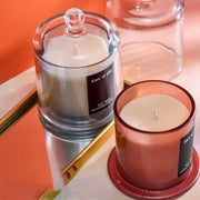 2Pcs Smokeless Glass Aromatherapy Candles Scented Gift Set for Relaxation - Freesia V528-CANDLE-FREESIA-2PCS-176264