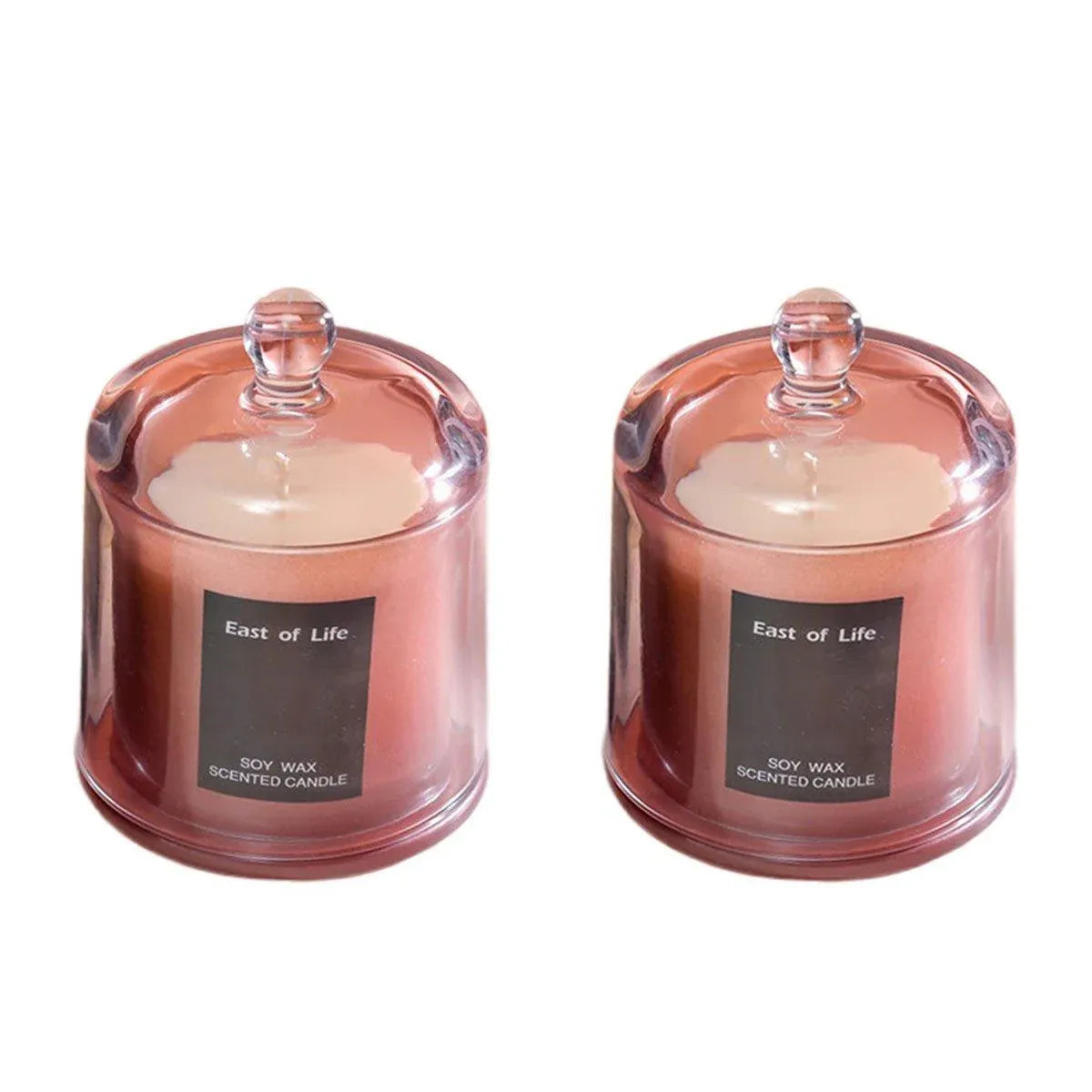 2Pcs Smokeless Glass Aromatherapy Candles Scented Gift Set for Relaxation - Lime Basil V528-CANDLE-LIME-BASIL-2PCS-175679