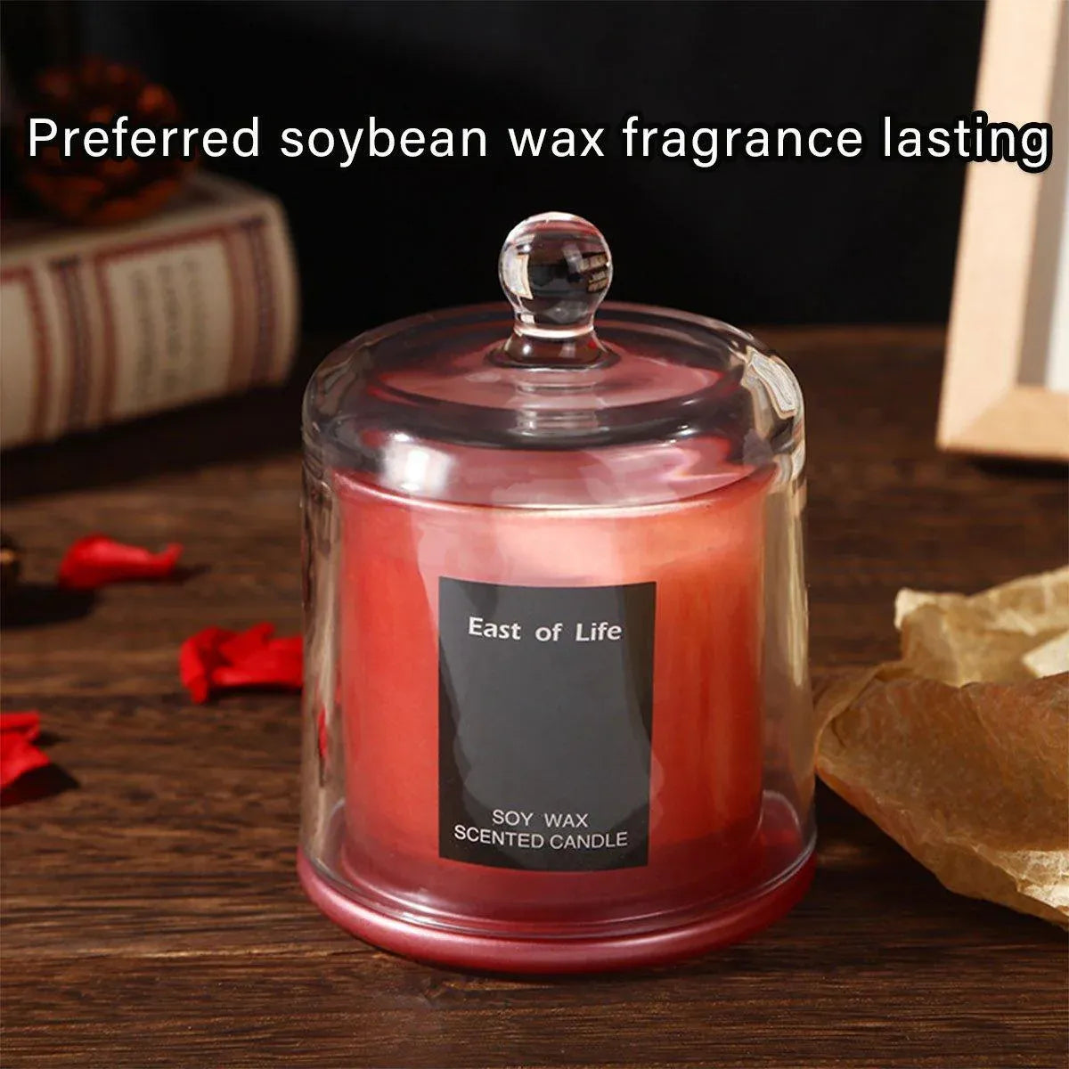 2Pcs Smokeless Glass Aromatherapy Candles Scented Gift Set for Relaxation - Lime Basil V528-CANDLE-LIME-BASIL-2PCS-175679