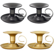 2pcs European Iron Candle Holders for Candlelight Dinner Decorative Lighting - Gold V528-CANDLESTICK-2PCS-GOLD-538758
