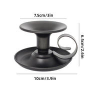2pcs European Iron Candle Holders for Candlelight Dinner Decorative Lighting - Gold V528-CANDLESTICK-2PCS-GOLD-538758