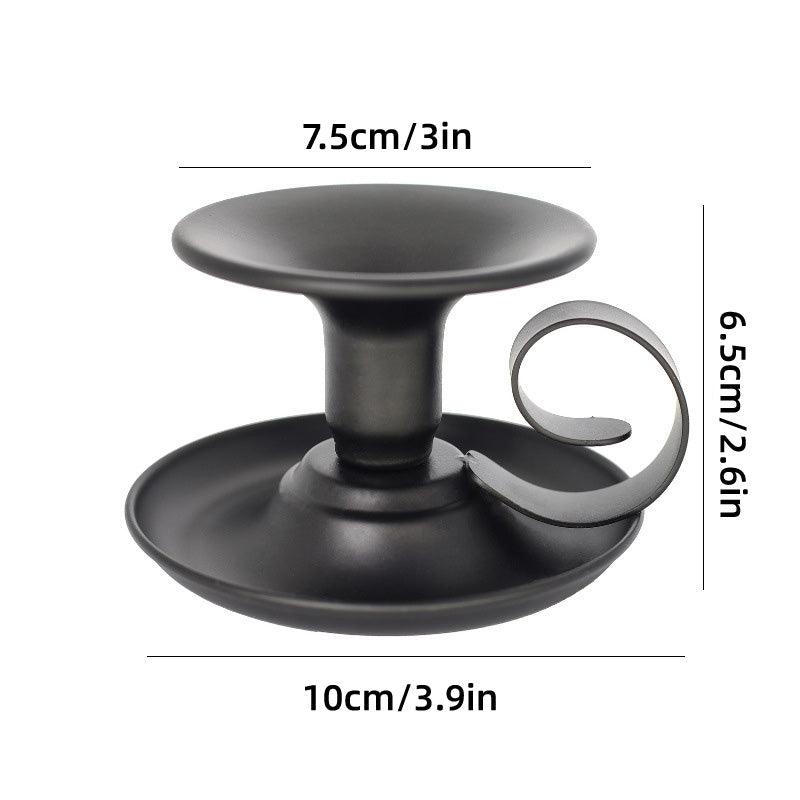 2pcs European Iron Candle Holders for Candlelight Dinner Decorative Lighting - Gold V528-CANDLESTICK-2PCS-GOLD-538758